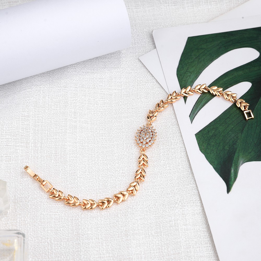 gelang rose gold gelang perempuan gelang model terbaru gelang wanita terbaru D236