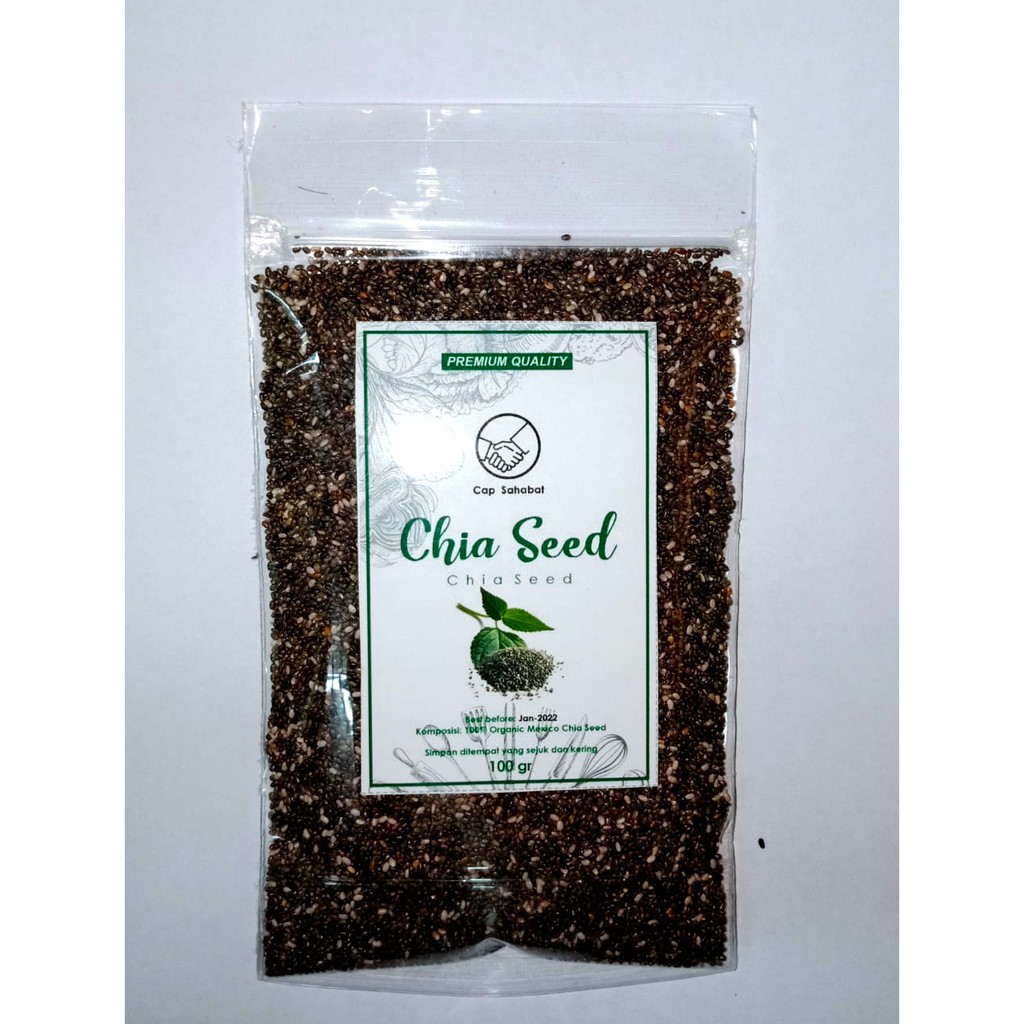 

Black Chia Seed ORGANIK 100% PREMIUM QUALITY 100 Gr | Toko_MakmurAbadi