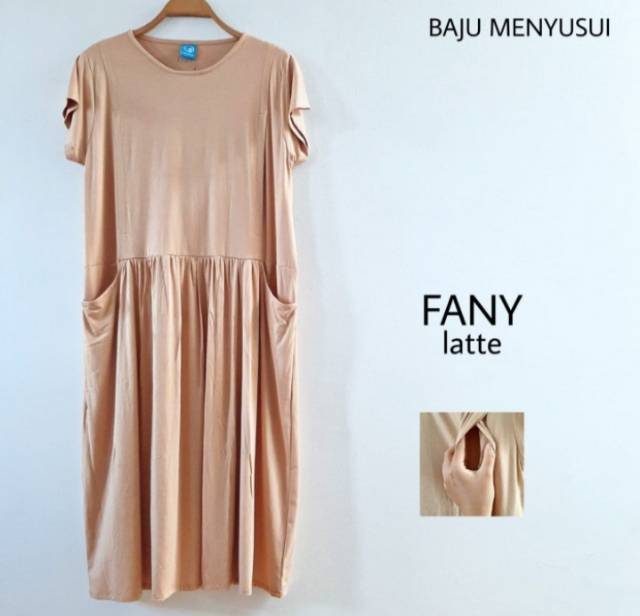 MAMIGAYA Nursing Wear Fany Dress Menyusui Baju Menyusui