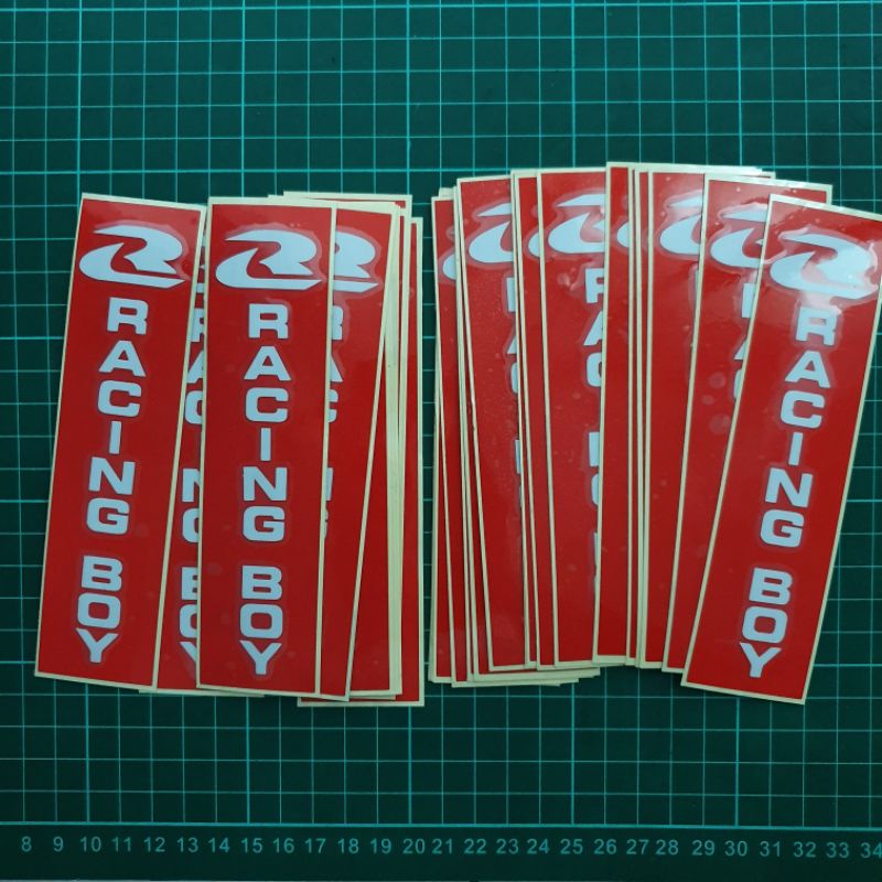 Sticker Cutting rcb racing Sticker Motor (Harga satuan)