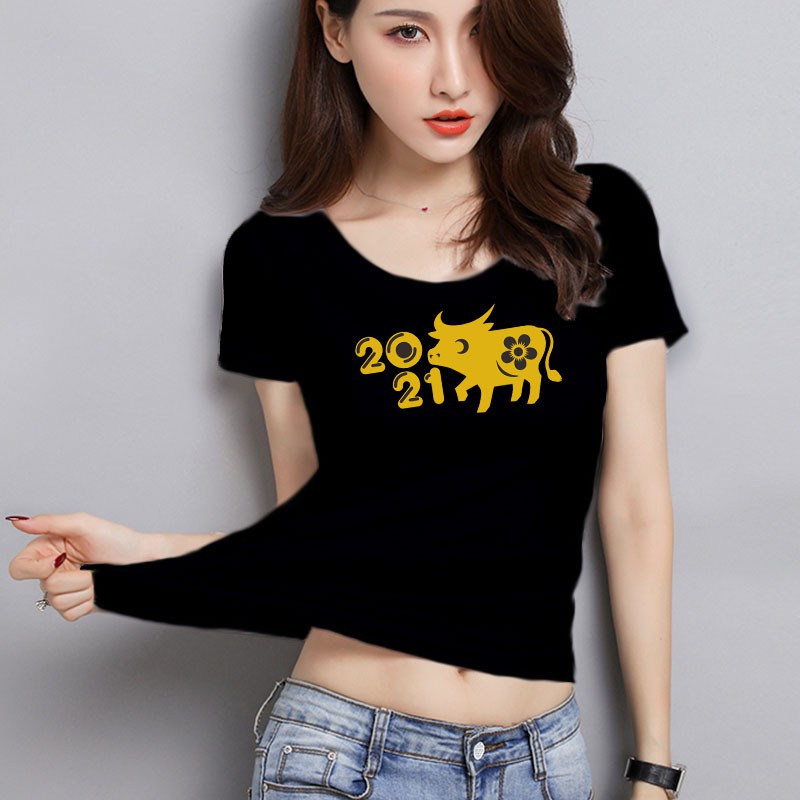 YOURSTYLE1119 - KAOS IMLEK/ KAOS WANITA ONECK GOLD COW/ KAOS TERLARIS / KAOS ONECK