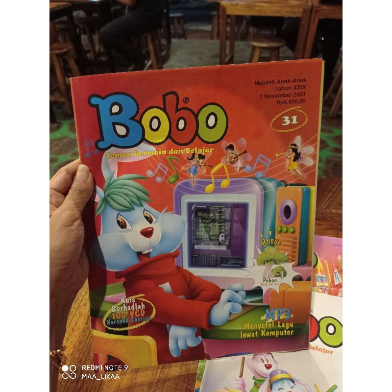 MAJALAH BOBO TAHUN 2001( 3 BUKU)