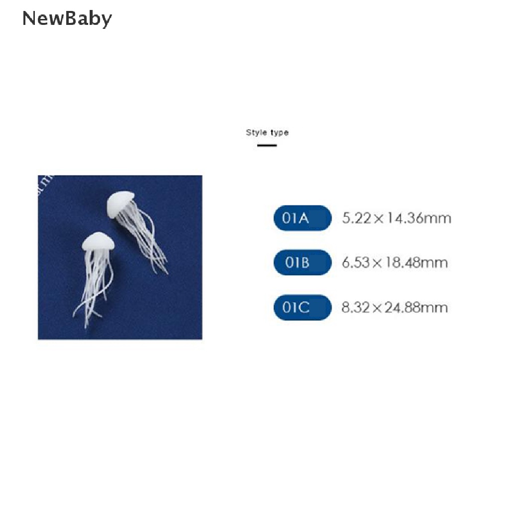 Newbaby 1 Pc Cetakan Uburubur Mini Bahan Resin Epoksi Untuk Membuat Modeling DIY