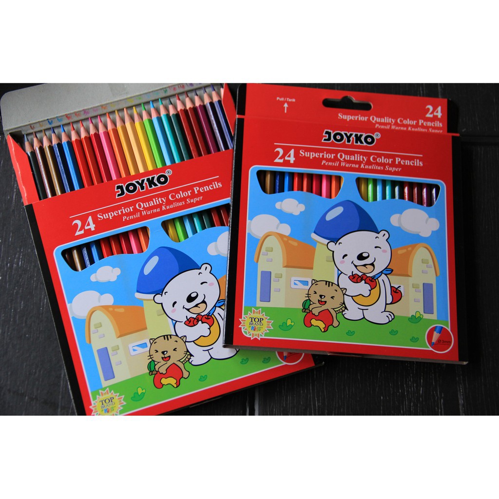 

Pensil Warna 24 Warna Bisa Di Hapus JOYKO CP-115 Erasable