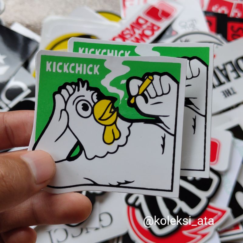 kickhick keren stiker