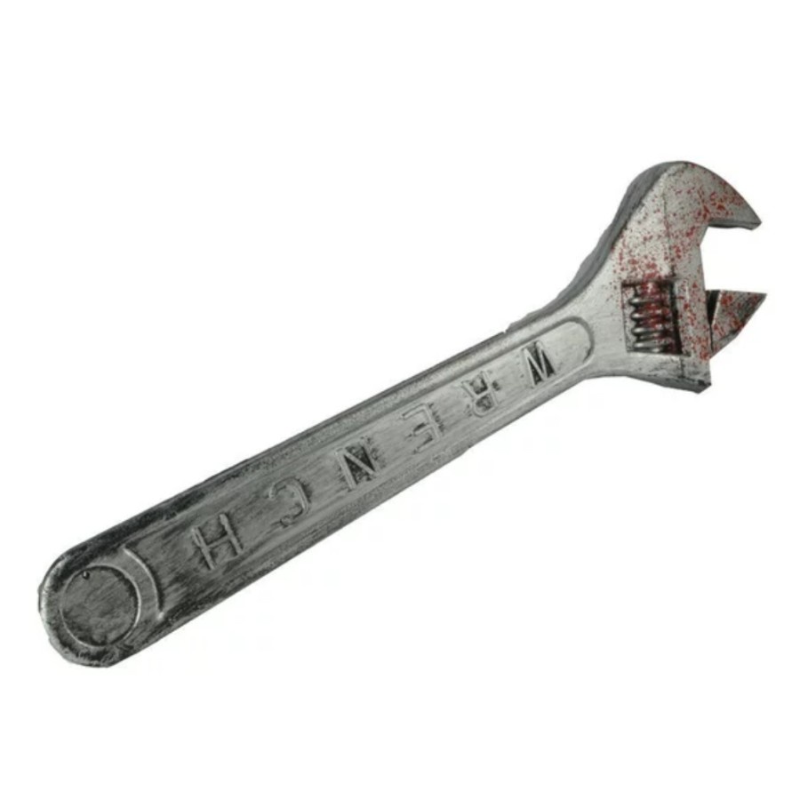 Jumbo Bloody Wrench Halloween Props perlengkapan Halloween Kunci pas