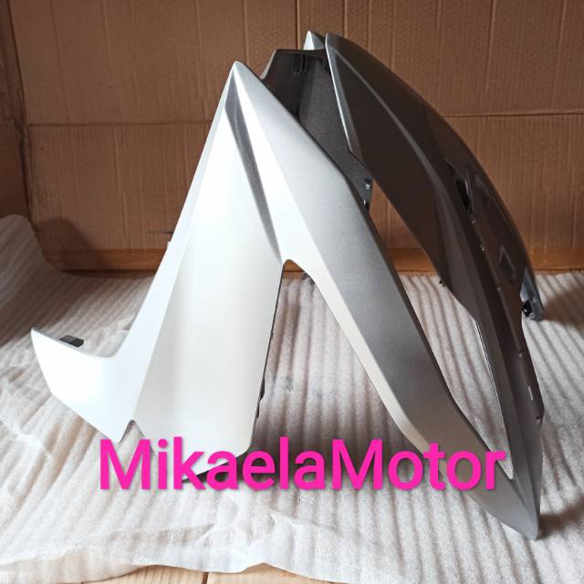 Cover body front tameng panel depan beat street led 2020 2021 2022 silver dop