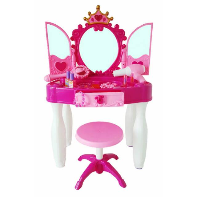 RESTOCK MEJA RIAS ANAK GLAMOR MIRROR WITH REMOTE - 661-20