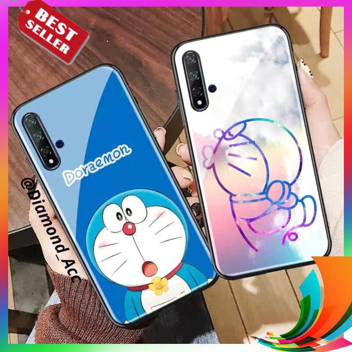 【TERBARU】 PREMIUM Case GLASS MOTIF DORAEMON 3 VIVO Y15