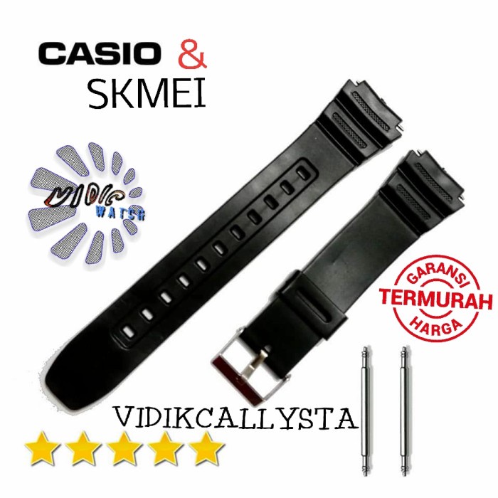 STRAP TALI JAM TANGAN SKMEI 1335 RUBBER SKMEI 1335 FREE PEN