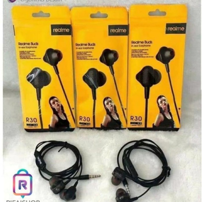 HEADSET RLM BUDS R30 - HANDSFREE RLM BUDS R30 SUPER BASS - SC