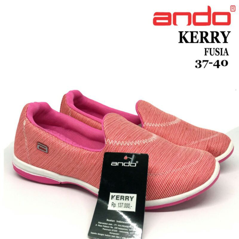 Sepatu ANDO - Sepatu Slip on Wanita Kerry Original Ando