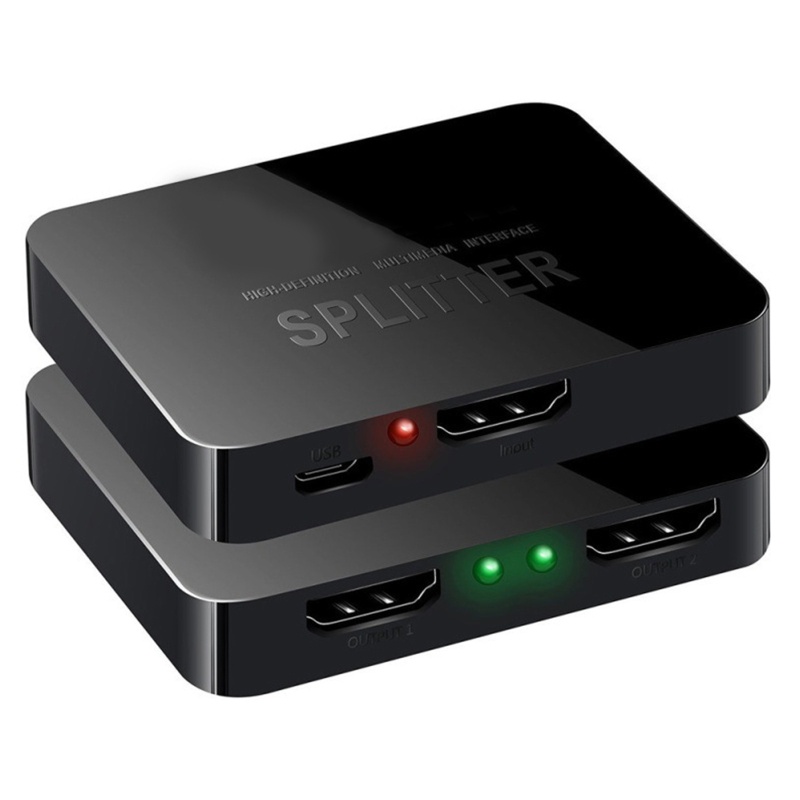 Vivi 4K HDMI-compatible Splitter Full 60hz Video 1 in 2 Out Switch Adapter