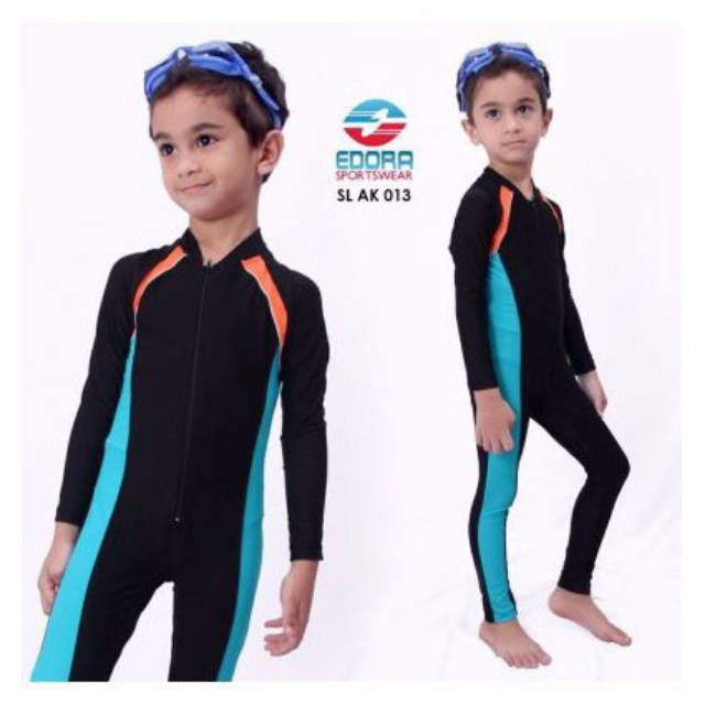 Baju Renang Anak  TK  Cowok Laki laki Lengan dan Celana  