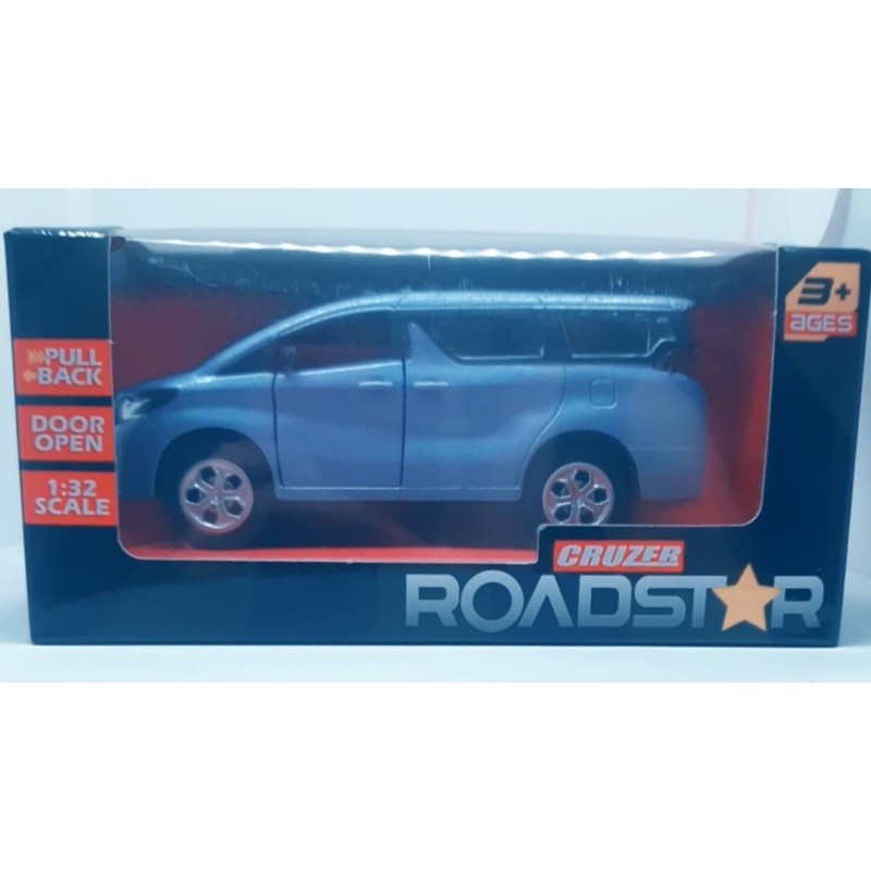 CRUZER ROADSTAR Metals Diecast Alphard Blue 1:32 Scale