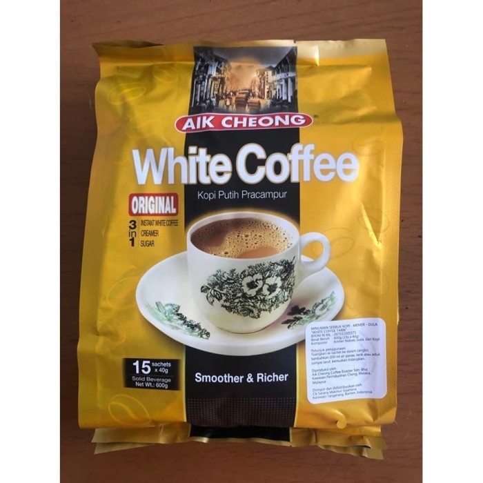 

ds011css Aik Cheong White Coffee/ Instant White Coffee / Coffee 3In1 600G 15S Ds20X11