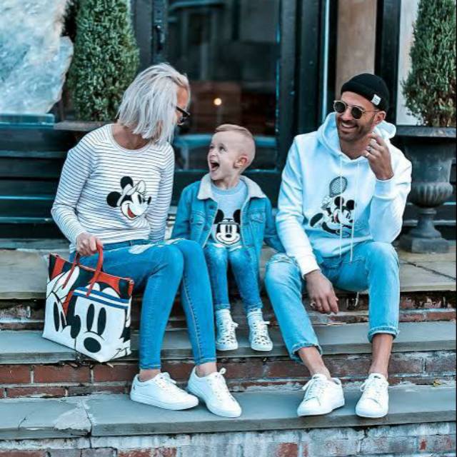 TERMURAH TAS Lacoste Mickey Minnie Tote Bag Wanita