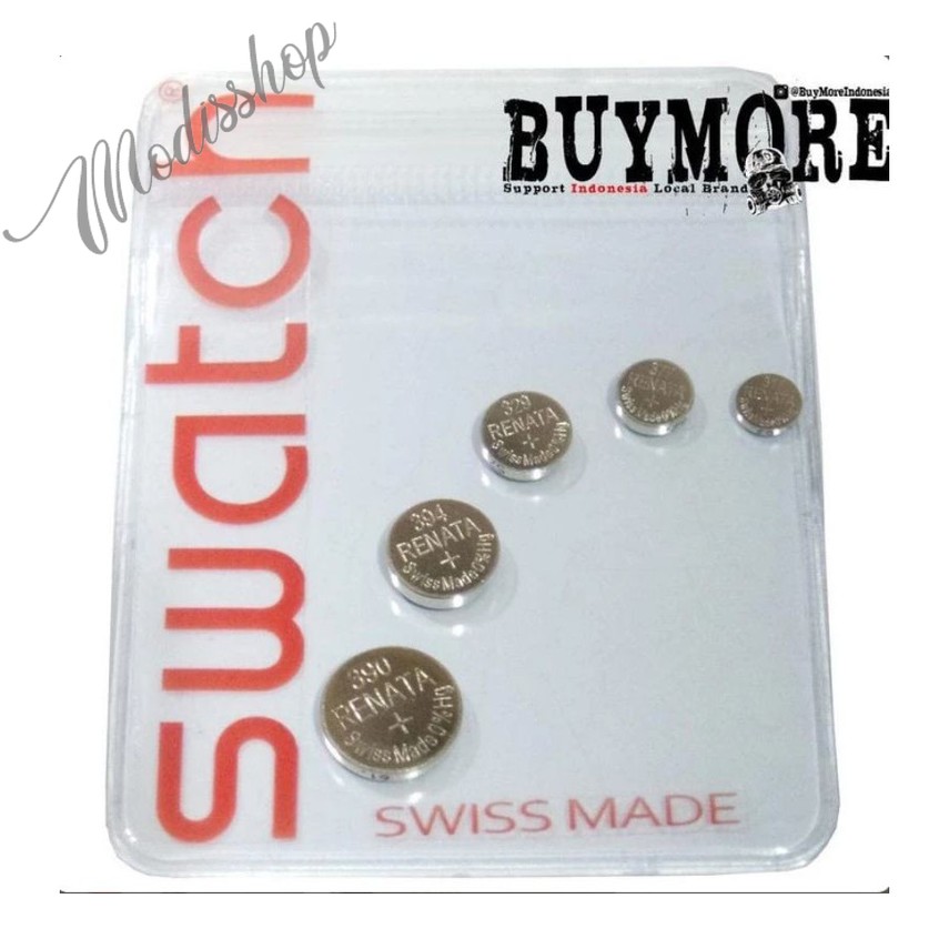 BATRE JAM SWATCH ORIGINAL - RENATA SWISS MADE BATTERY