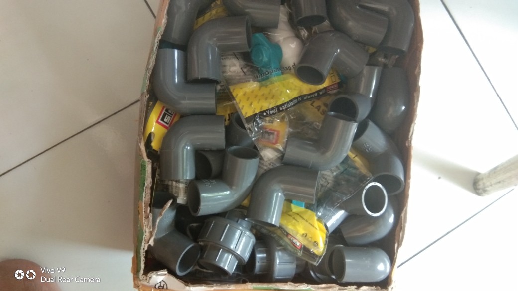 Kran Pvc Hss 1/2 Inch Putar Kiri Kanan - Keran Air Tembok