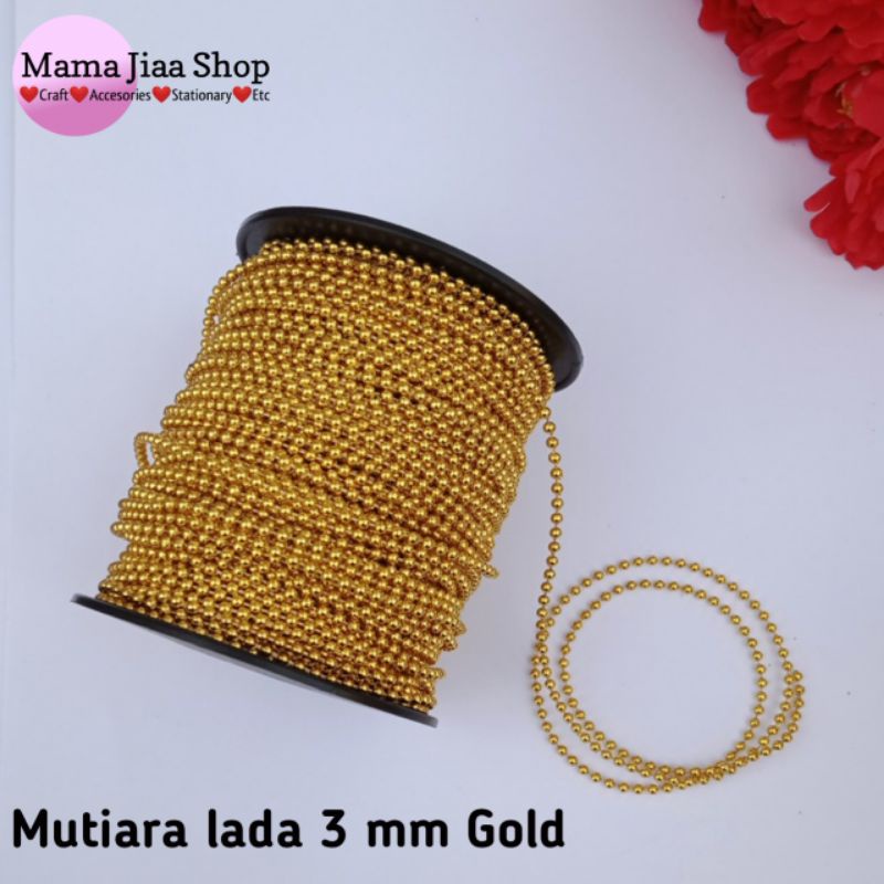 Mutiara Lada/ Mutiara Renteng 3 mm