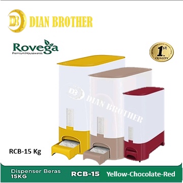 Tempat Beras Rice Box Rovega 15Kg - RCB 15