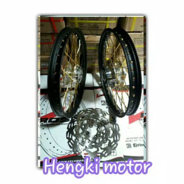 Velg untuk honda sonic ring v rossi uk 185,215 wm black