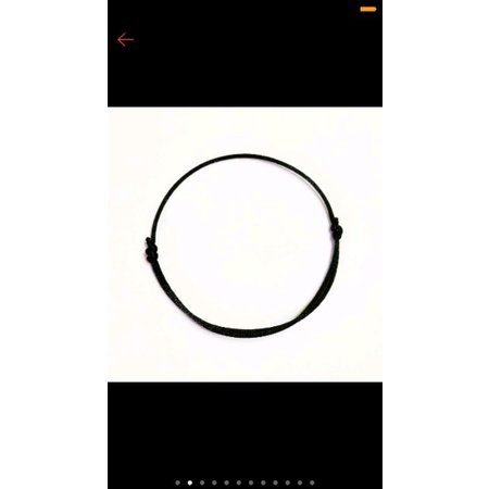 Gelang tali hitam Couple pasangan