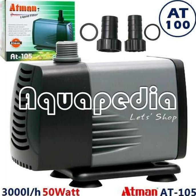 ATMAN AT-105 Pompa Air Aquarium Submersible Water Pump.
