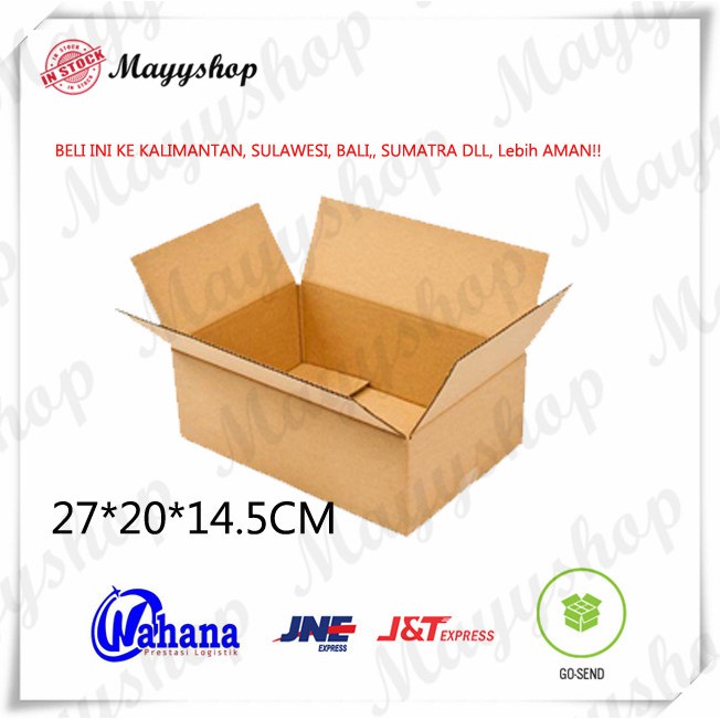 Ukuran Biasa Kardus Box Karton Uk 27 14 5cm Untuk Mic Ws858 Mic K01 Speaker Mini Charger Mouse Shopee Indonesia