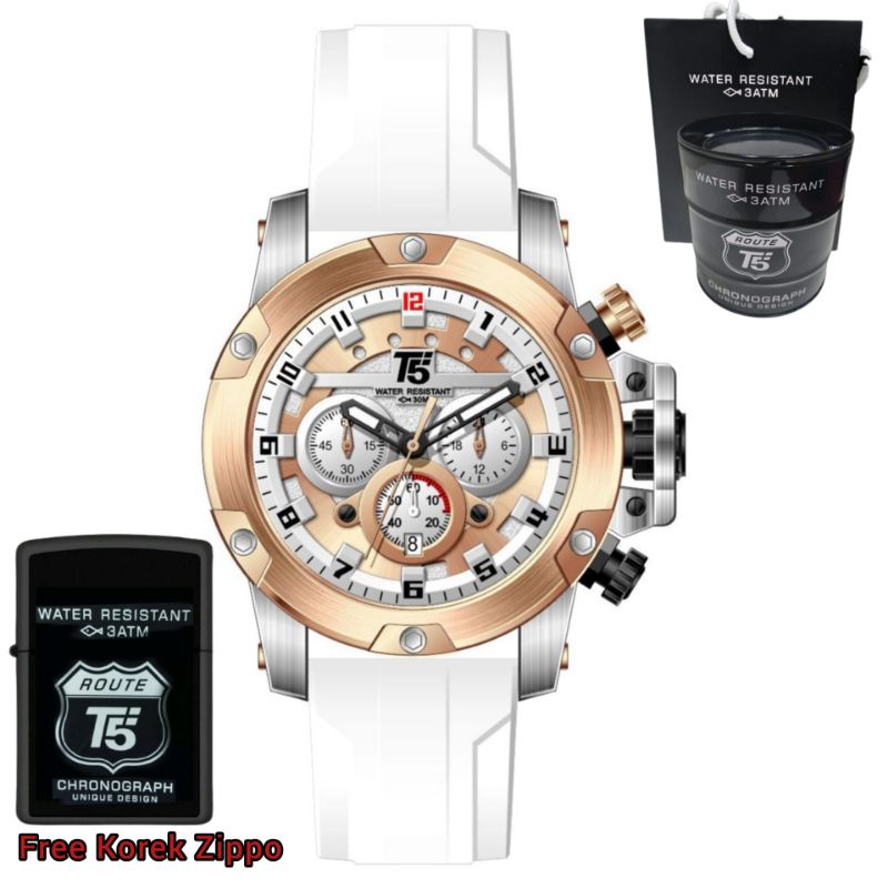 T5 H3913G JAM TANGAN PRIA free Korek Zippo asx