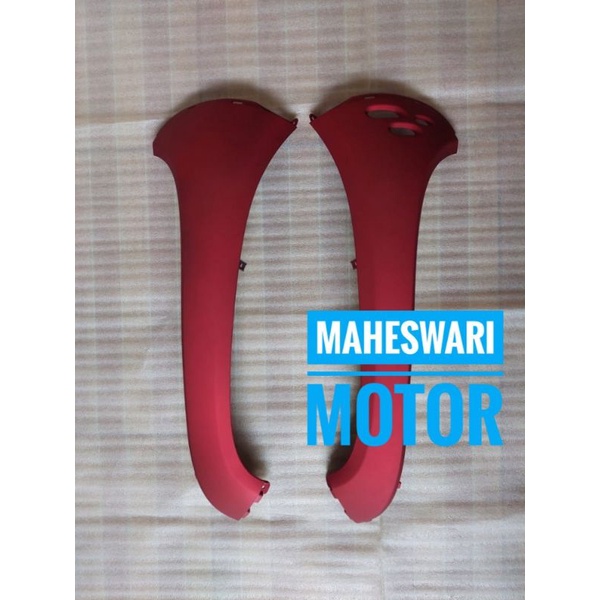 Sayap samping kanan kiri Honda Scoopy fi 2020-2022 Merah Doff.