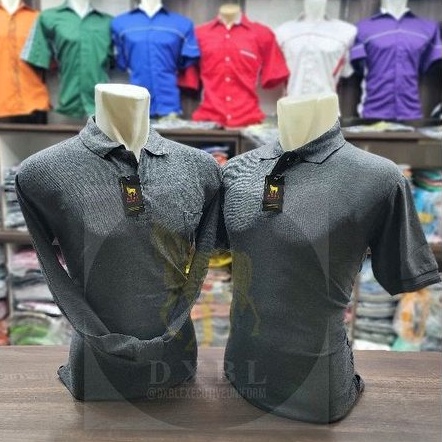 DXBL Polos Kaos Wangki Abu Misty Tua Panjang Pendek
