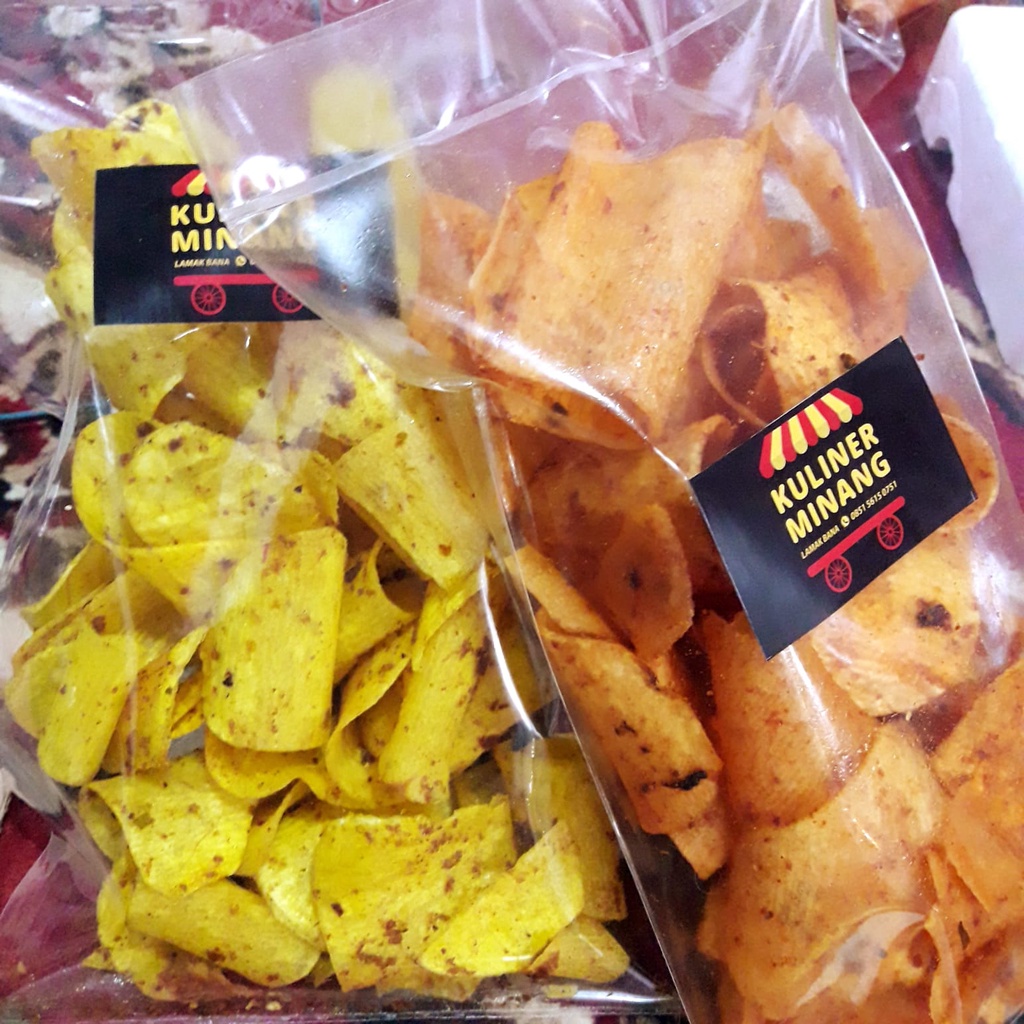 

Kripik Talas Balado & Bumbu Kuning 250g Oleh-Oleh Asli Cemilan Kampung Makanan Khas Payakumbuh Padang kabau Jajanan Snack Kuliner Minang Kabau AX00