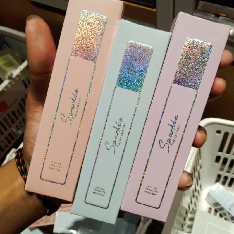 Sparkle series / Violet gum / Pink Crystal / parfum miniso