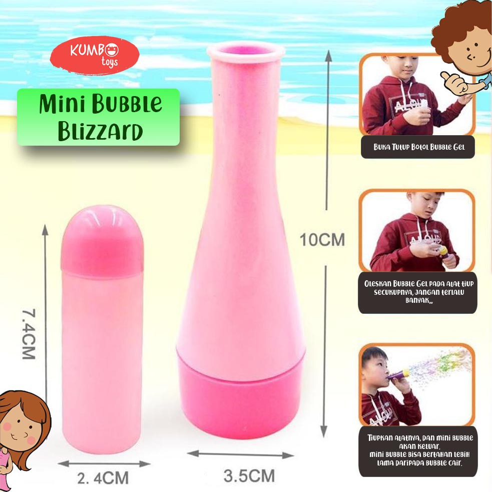 Mini Bubble Blizzard / Mainan Bubble Tiup