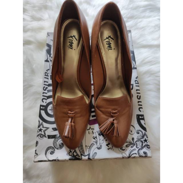 SALE  50 RIBU SAJA  Fioni brown heels / sepatu payless