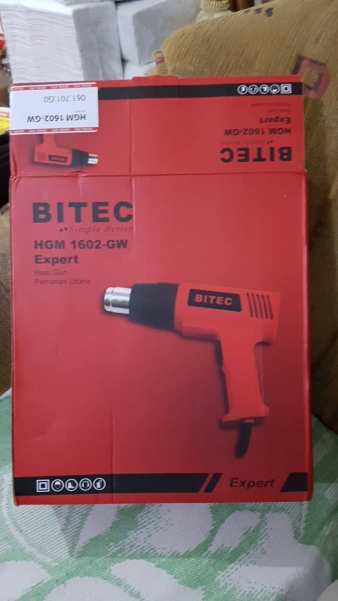 Mesin Pemanas Bitec Hgm 1602-gw Heat Gun Hot Gun Heatgun Hgm1602