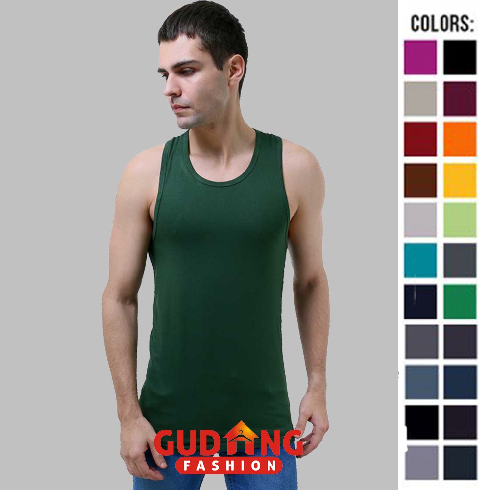 Kaos Singlet Pria Distro - Banyak Pilihan Warna