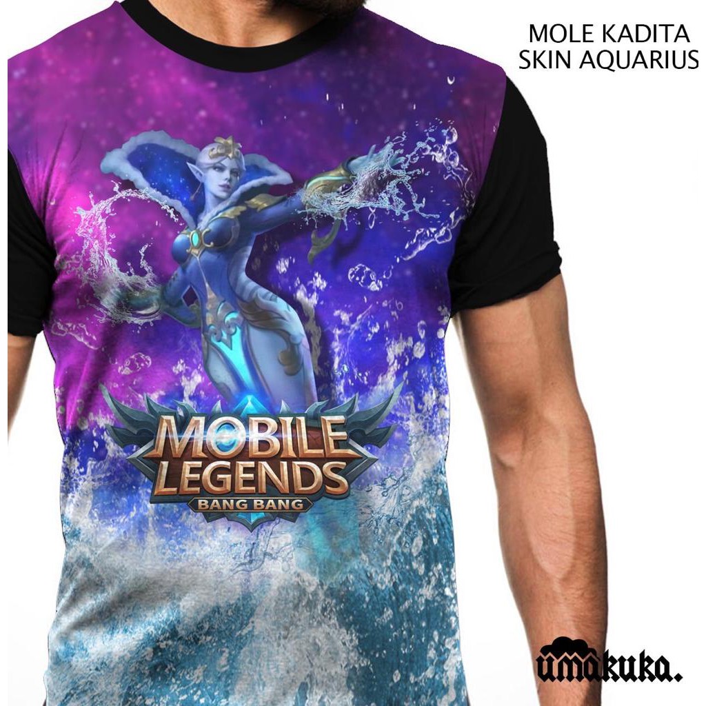 baju kaos  game mobile legend PUBG  kadita skin alucard 