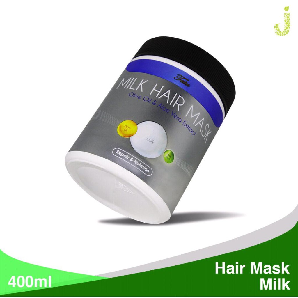 [BPOM] Tata MILK HAIR MASK Susu 400gr Milk Hair Mask untuk Rambut Rusak Bercabang