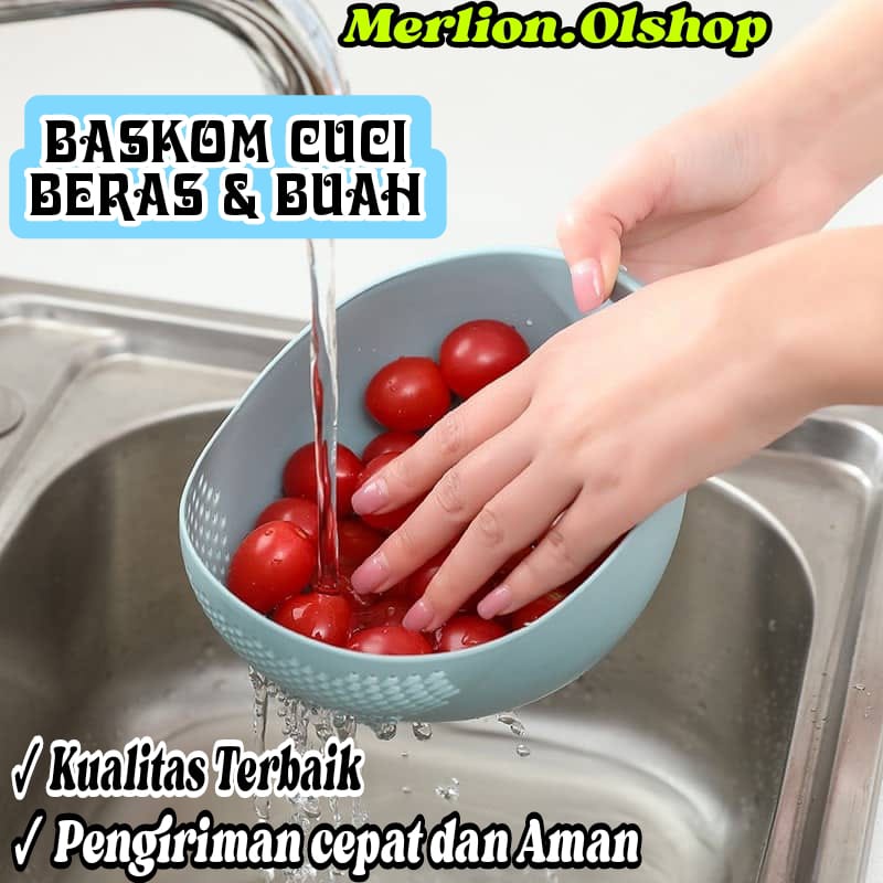 Baskom Pencuci Sayur buah Sayur Beras Alat Cuci Beras Buah