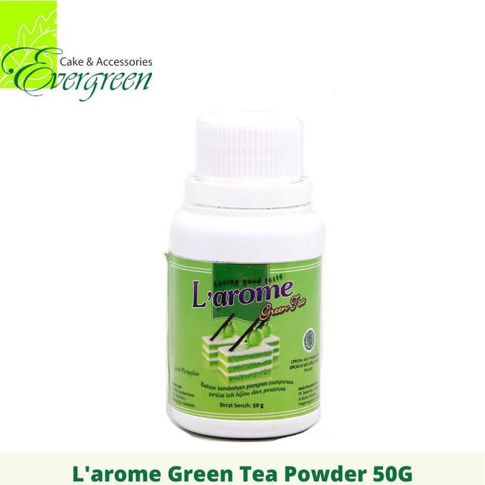 

Teh-Bubuk- Green Tea/Matcha Powder Bubuk L'arome 50g -Dijamin-Halal.