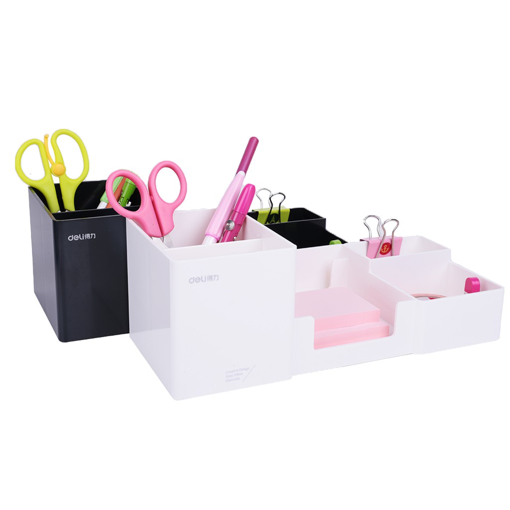 

#6765# Deli Tempat alat tulis bahan plastik kuat kapasitas besar 9118