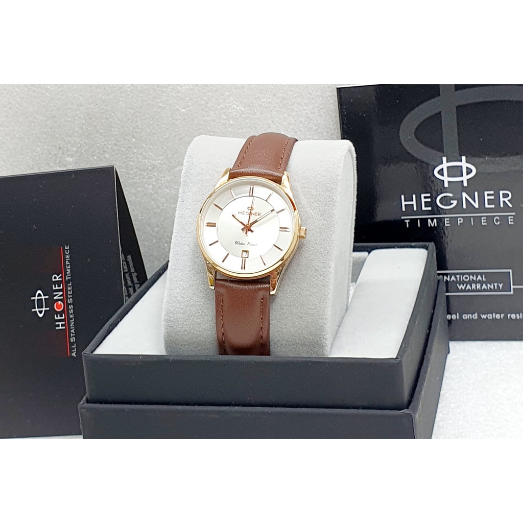 Jam Tangan Wanita Hegner 416 Original Kulit