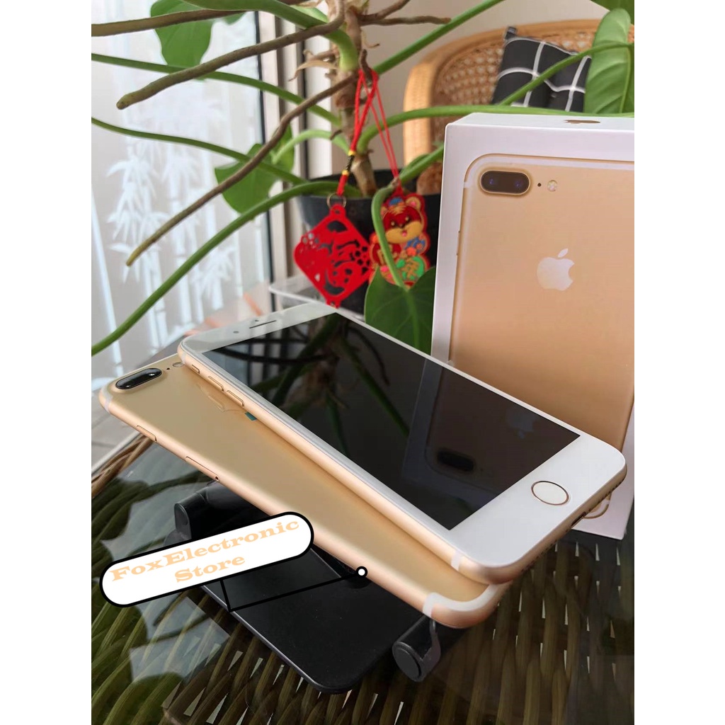 iPhone 7Plus 128GB  Fullset  All Sim Silent Original Second Mulus100% 3utools All Green (Garansi 1 Tahun)-4