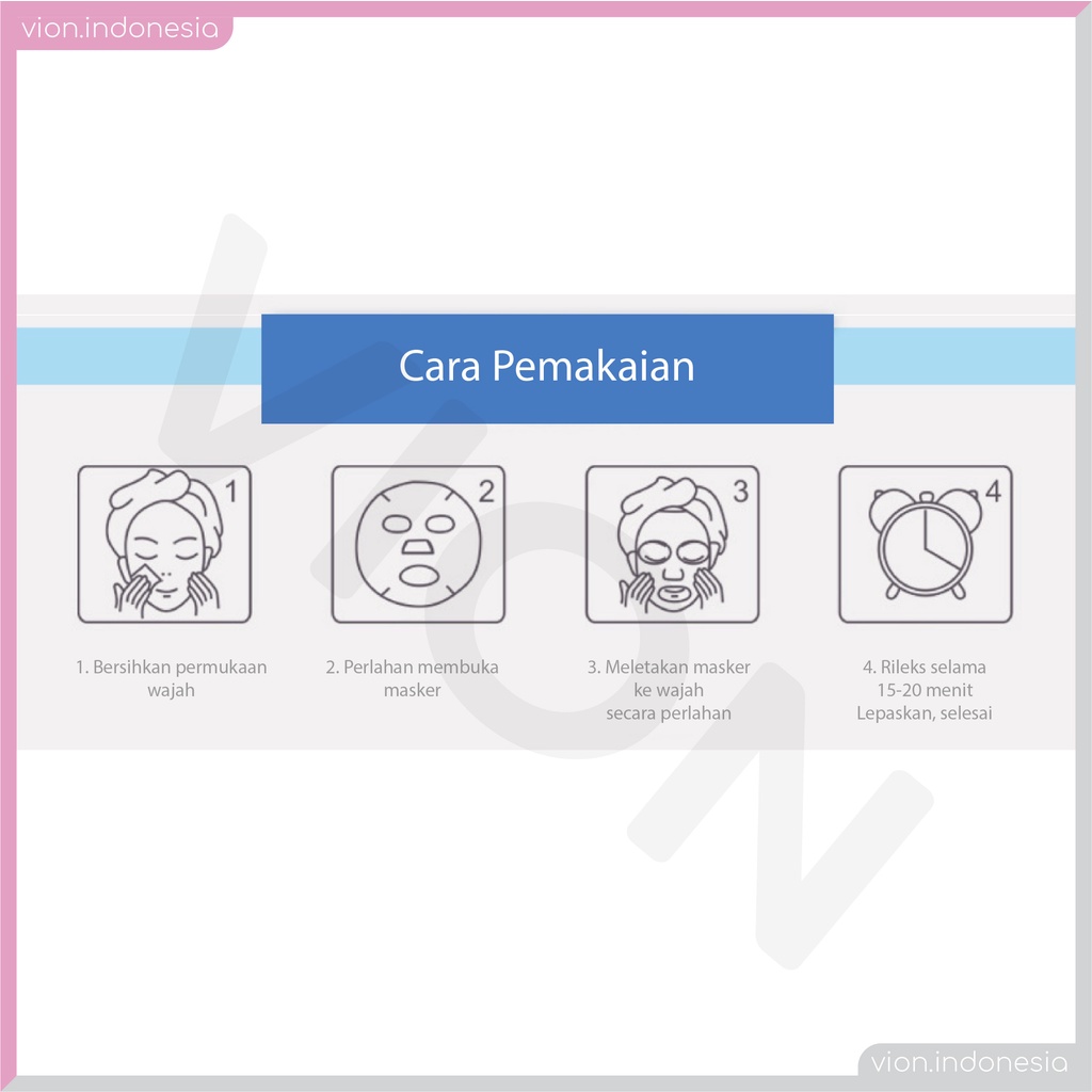 ROREC Milk Facial Mask Hchana Sheet Mask Masker Susu RO001