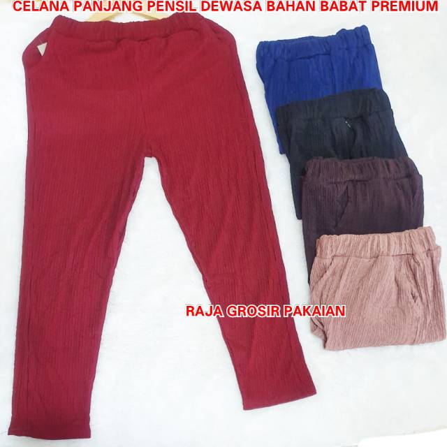 Celana Panjang Pensil Babat Premium