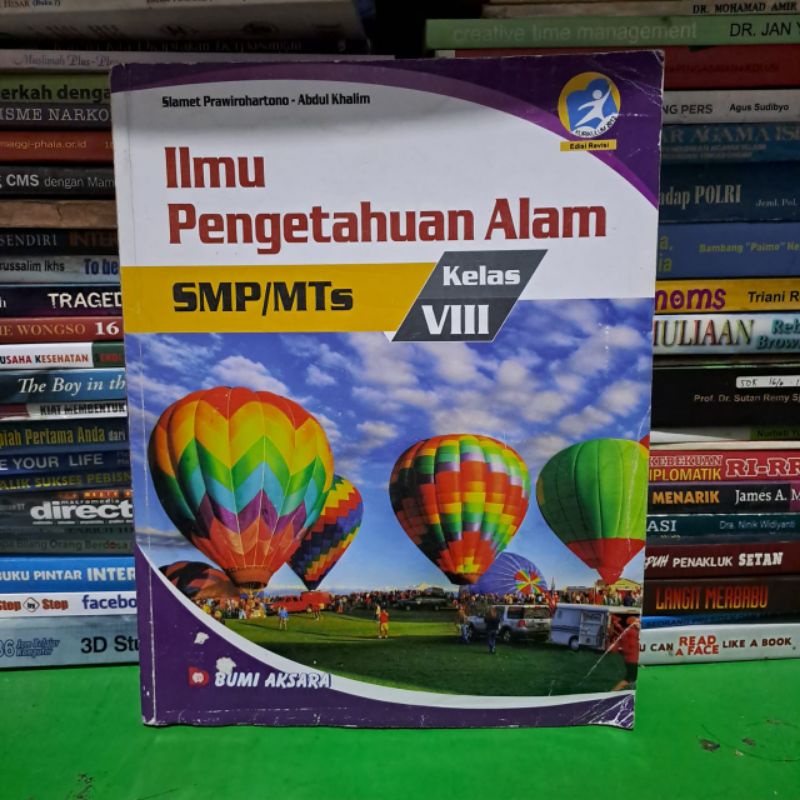 BUKU BEKAS BUMI AKSARA - ILMU PENGETAHUAN ALAM KELAS 1/2/3 SMP BUMI AKSARA