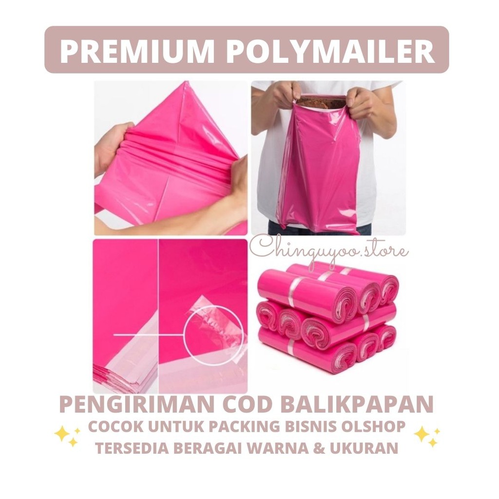 

Polymailer kemasan olshop isi 10 lembar / packing olshop / polimailer / plastik olshop