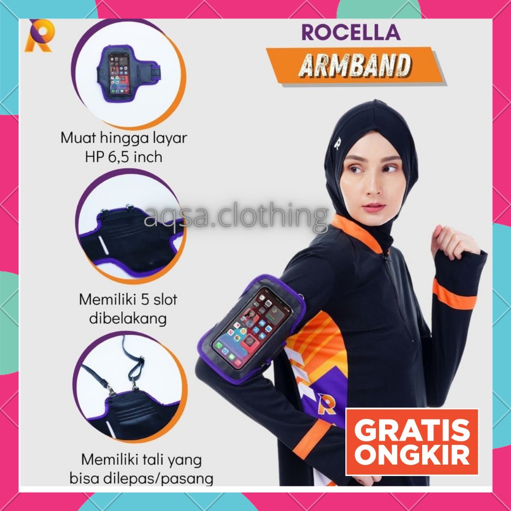 (TERBARU) ROCELLA ARMBAND // ACCESSORIES OLAH RAGA PRIA DAN WANITA //ACCESSORIES HP OLAH RAGA